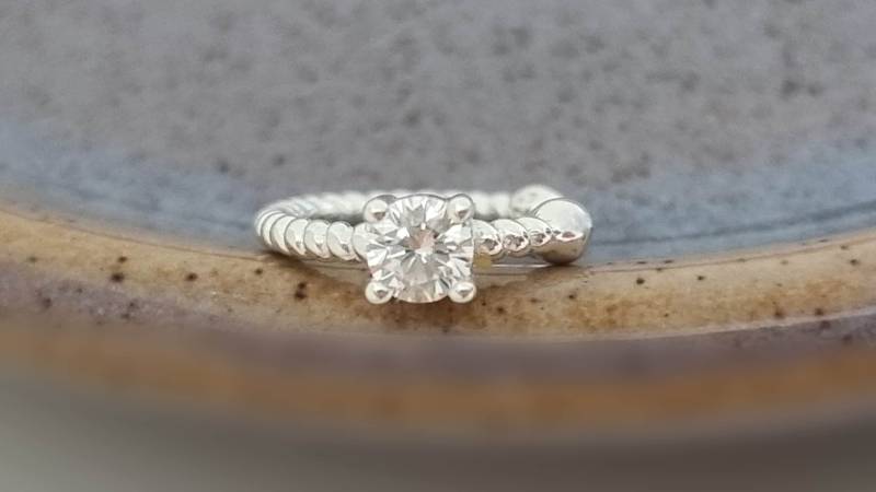 Ohrklemme, Ear Cuff Silber 925, Ohrmanschette, Zirkon Ohrring Sterling Minimalistisch von NamasteSilber