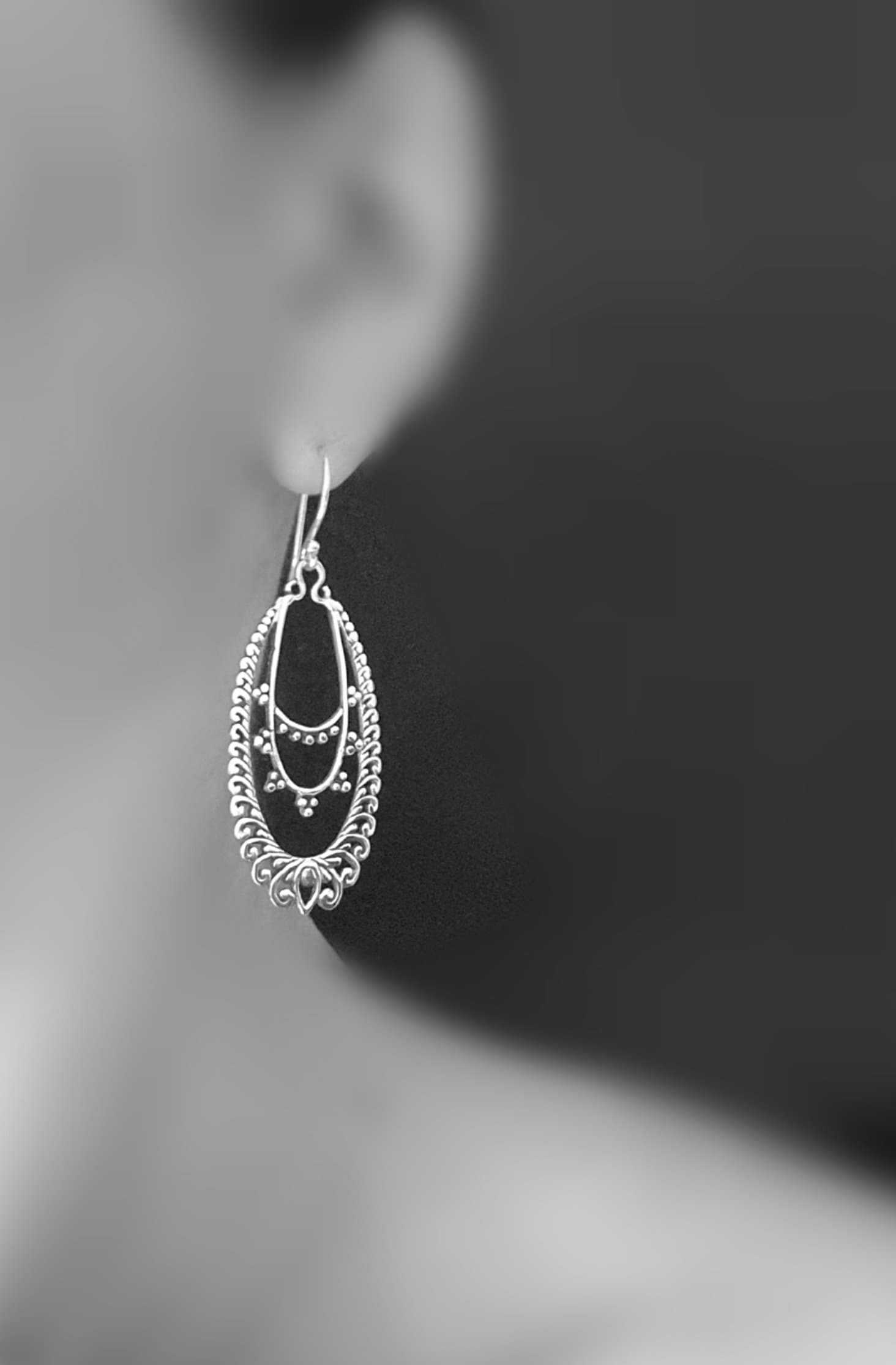 Ohrringe Silber, Ohrhänger, Sterling Silber 925, Geschenkidee von NamasteSilber