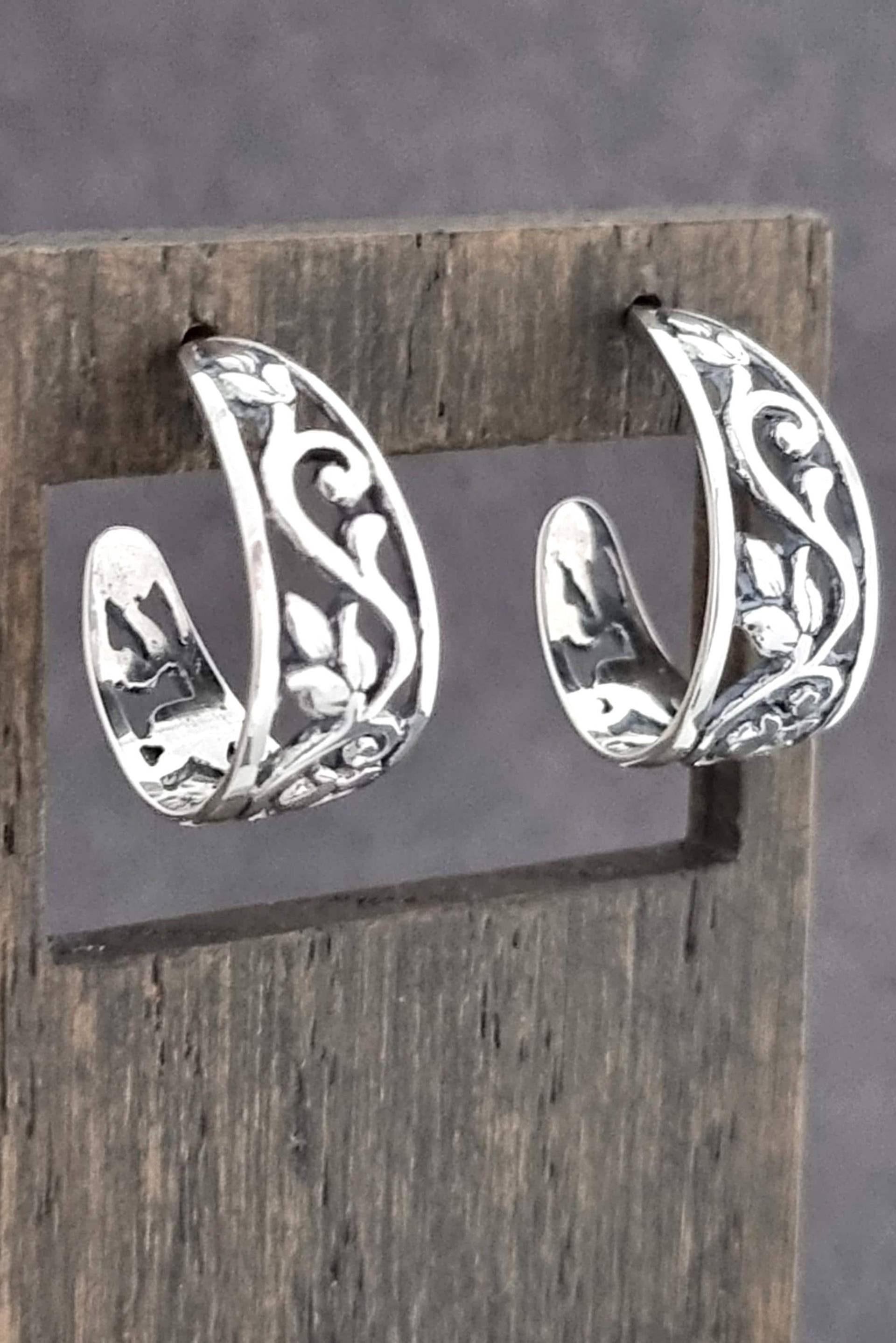 Ohrstecker, Ohrringe Silber 925, Creolen Sterling von NamasteSilber