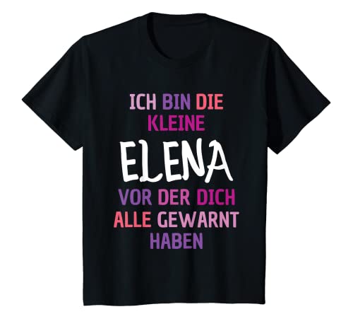 Kinder Name Elena - Ich Bin Die Kleine Elena T-Shirt Kinder Name Elena - Ich Bin Die Kleine Elena T-Shirt von Name Elena Geburtstag Namenstag