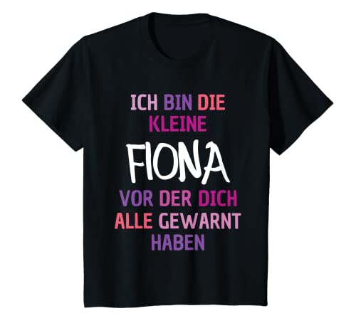 Kinder Name Fiona - Ich Bin Die Kleine Fiona T-Shirt Kinder Name Fiona - Ich Bin Die Kleine Fiona T-Shirt von Name Fiona Geburtstag Namenstag