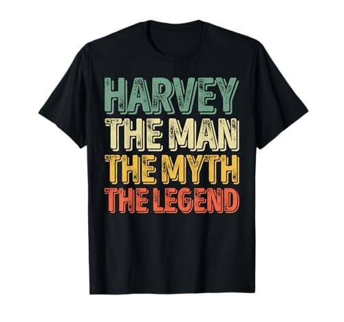 Harvey The Man The Myth The Legend Shirt Vorname Harvey T-Shirt von Name Harvey Funny Shirts