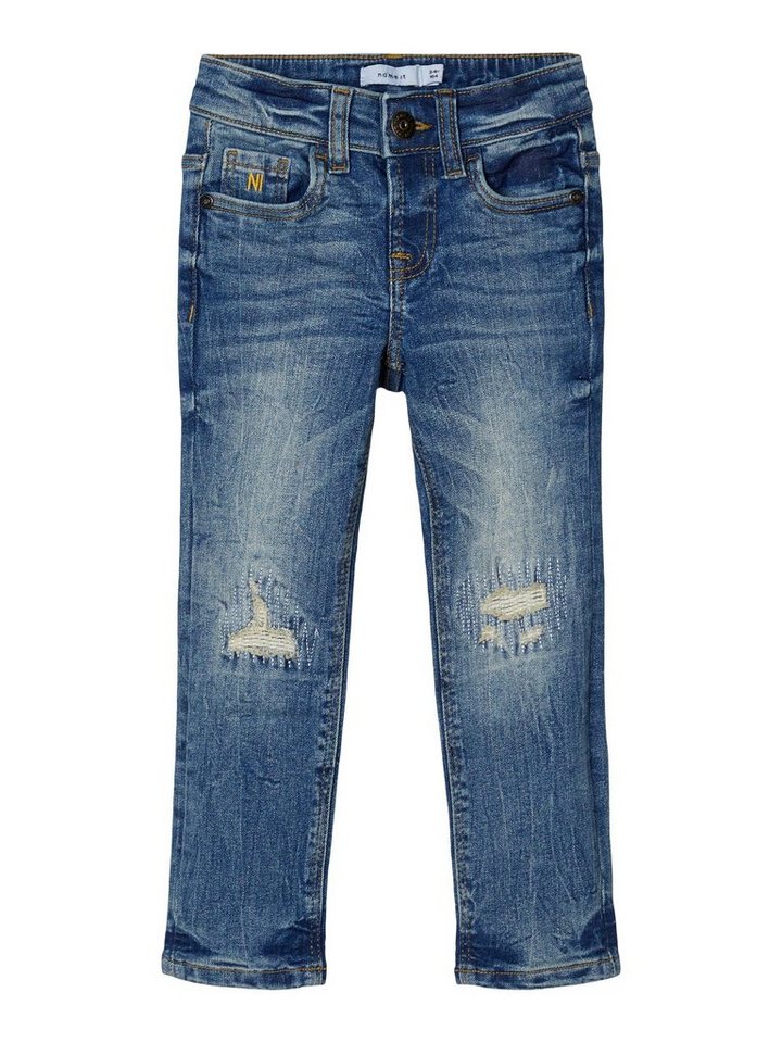 Name It 5-Pocket-Jeans Name It Jungen Extra Slim Fit Jeans mit Zierrissen von Name It