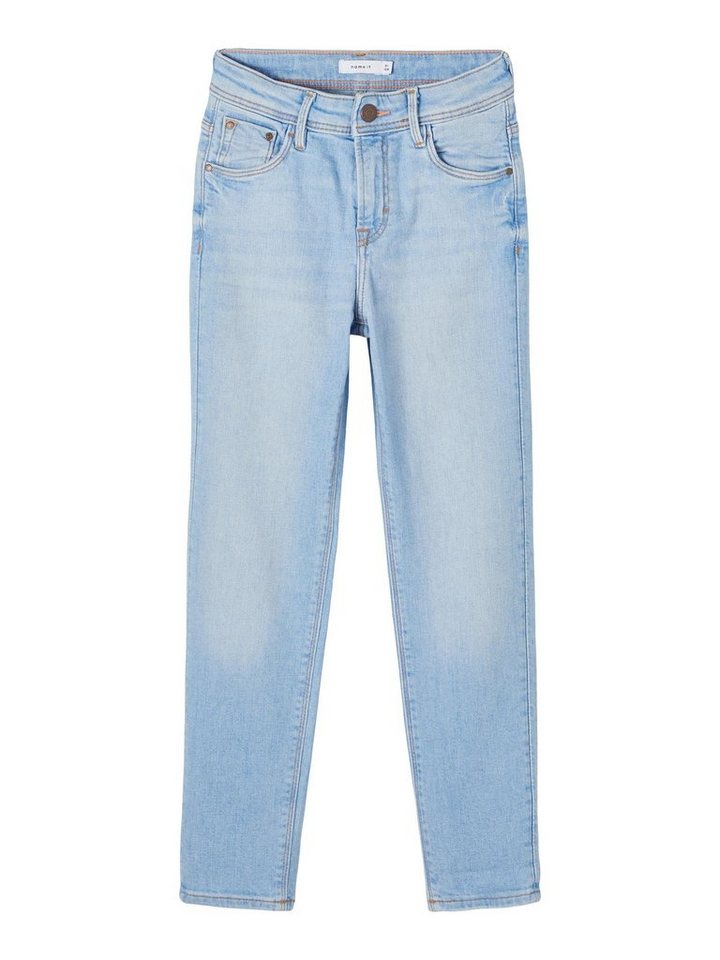 Name It 5-Pocket-Jeans Name It Mädchen klassische Jeans aus Bio-Baumwolle von Name It