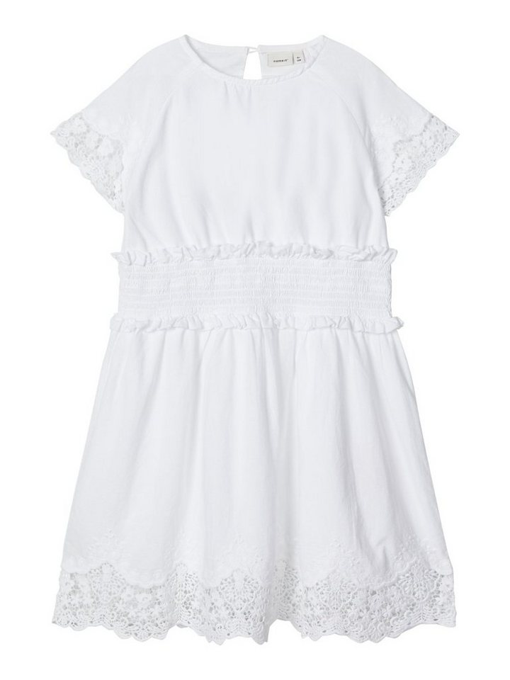 Name It A-Linien-Kleid Name It Baumwoll-Kleid mit gehäkelter Spitze von Name It
