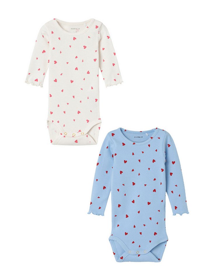 Name It Body 2er-Set Druckknopf Rundhals Langarm (2-tlg) NBFTULLY LS XSL BODY von Name It
