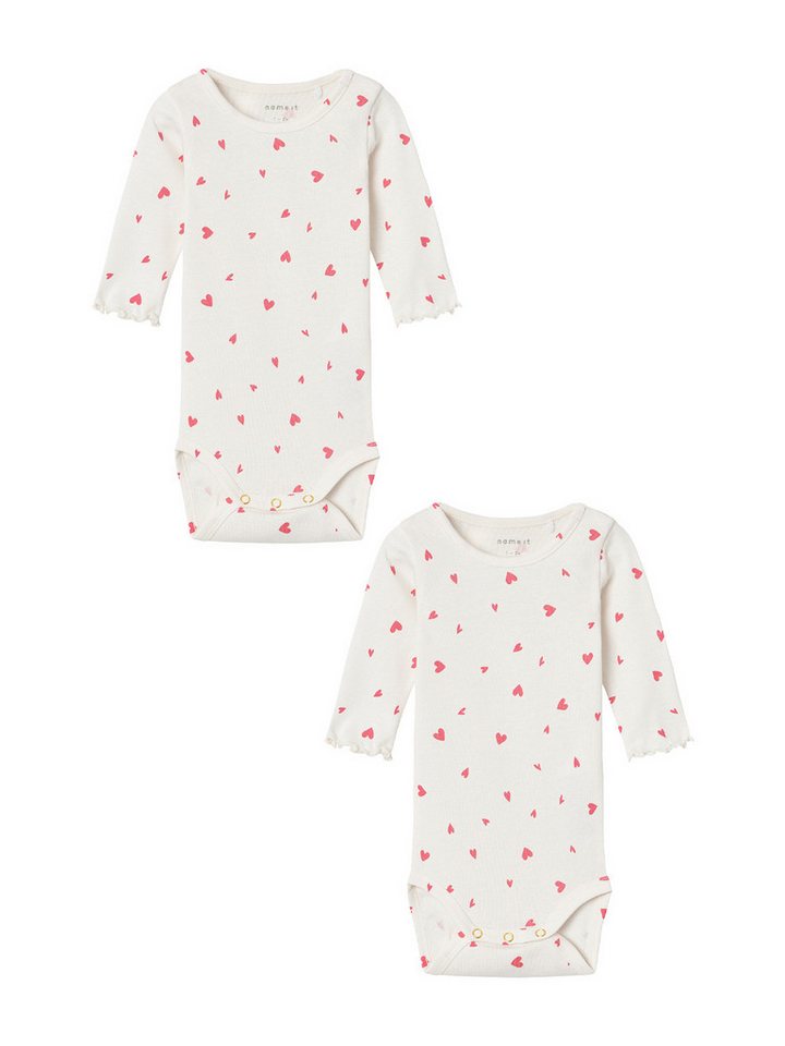 Name It Body 2er-Set Druckknopf Rundhals Langarm (2-tlg) NBFTULLY LS XSL BODY von Name It