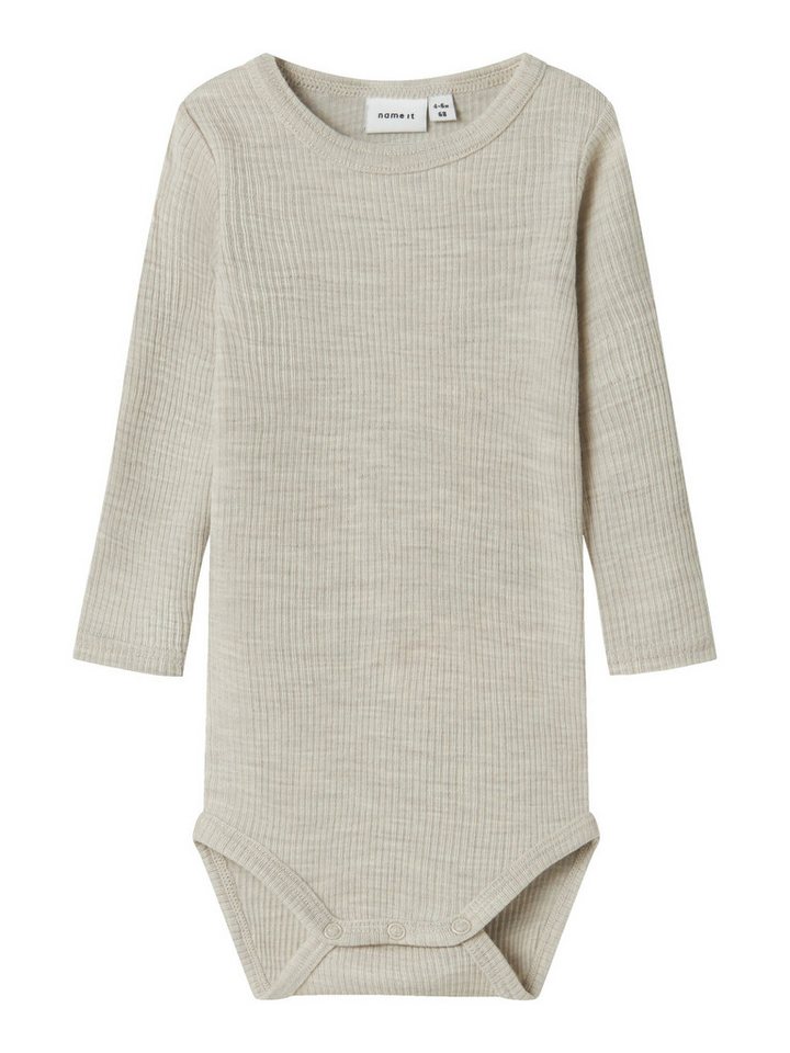 Name It Langarmbody NBNWAX WOOL RIB LS BODY von Name It