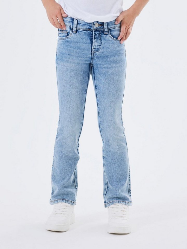 Name It Bootcut-Jeans NKFPOLLY SKINNY BOOT JEANS 1142-AU NOOS mit Stretch Name It Bootcut-Jeans NKFPOLLY SKINNY BOOT JEANS 1142-AU NOOS mit Stretch von Name It