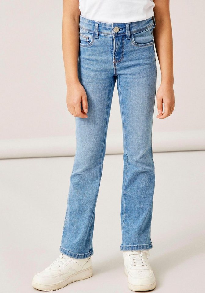 Name It Bootcut-Jeans NKFPOLLY SKINNY BOOT JEANS 1142-AU NOOS mit Stretch Name It Bootcut-Jeans NKFPOLLY SKINNY BOOT JEANS 1142-AU NOOS mit Stretch von Name It