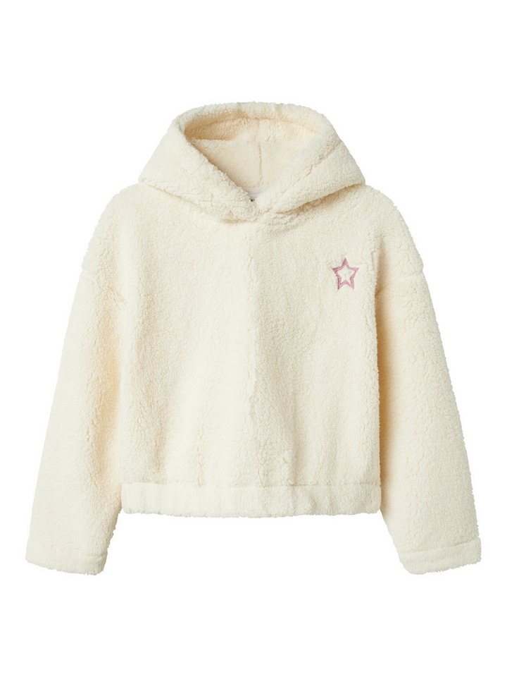 Name It Fleecepullover NKFODETTE LS TEDDY PULLOVER WH PS von Name It
