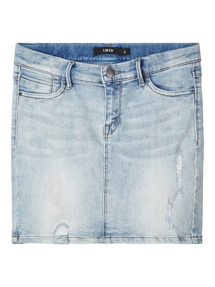 Name It Jeansrock Name It Mädchen Stretch Jeansrock mit Rippdetails von Name It