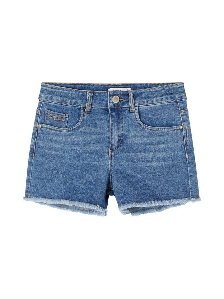 Name It Jeansshorts Name It Mädchen Sommer-Shorts hoch taillierte von Name It