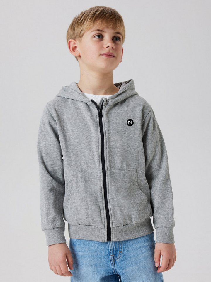 Name It Kapuzensweatjacke NKMVIMO LS SWEAT CARD BRU NOOS von Name It