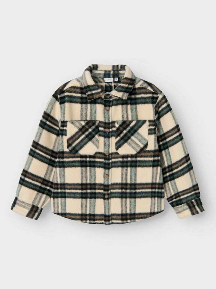 Name It Kurzjacke -Look Regular Fit Webware NKMREMOLLE LS OVERSHIRT von Name It