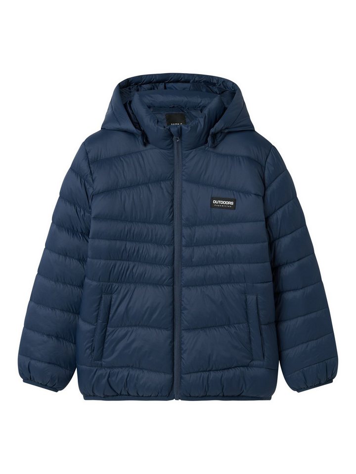 Name It Kurzjacke Kapuzen-Outdoorjacke mit Reißverschlusstaschen NKMMARBLE JACKET PB NOOS von Name It