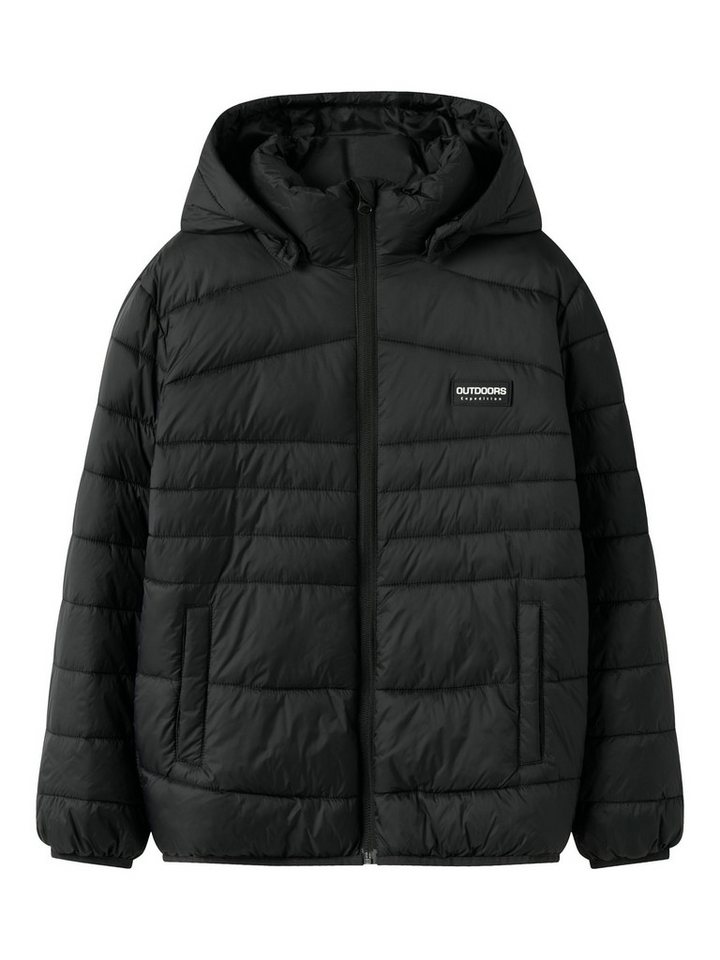 Name It Kurzjacke Kapuzen-Outdoorjacke mit Reißverschlusstaschen NKMMARBLE JACKET PB NOOS von Name It