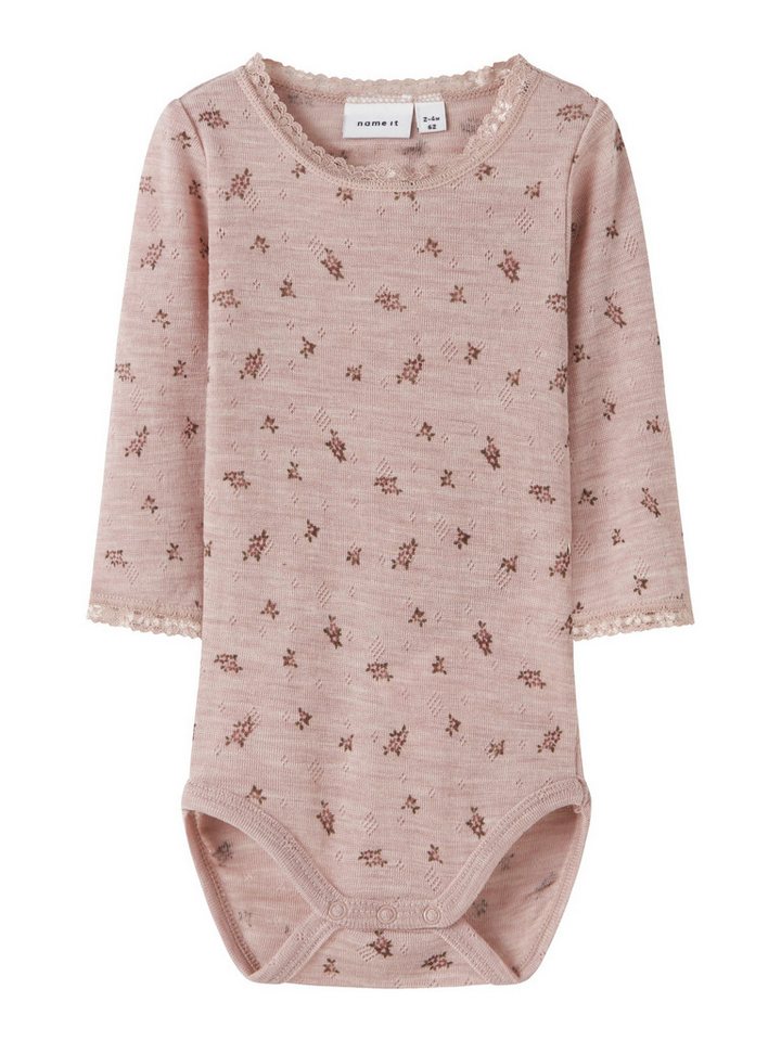 Name It Langarmbody NBFWANG Wolle NEEDLE LS BODY von Name It