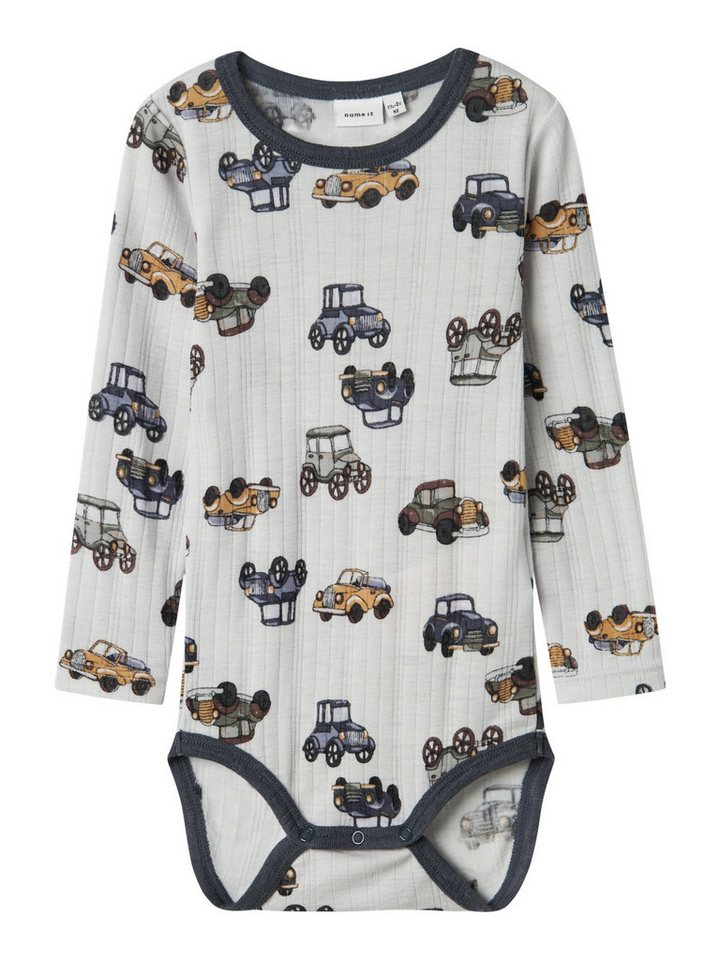 Name It Langarmbody NMMWANG WOOL NEEDLE LS BODY NOOS aus reiner Merinowolle von Name It