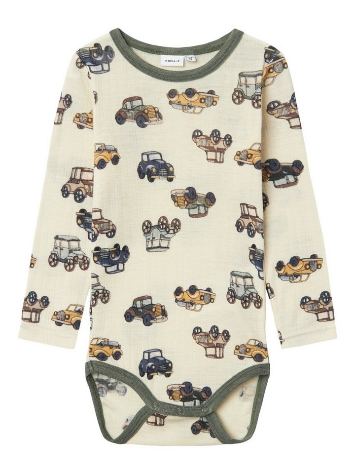 Name It Langarmbody NMMWANG WOOL NEEDLE LS BODY NOOS aus reiner Merinowolle von Name It