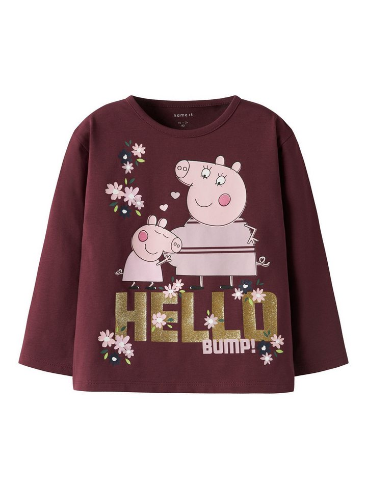 Name It Langarmshirt NMFORA PEPPA LS NREG TOP BOX CPLG von Name It