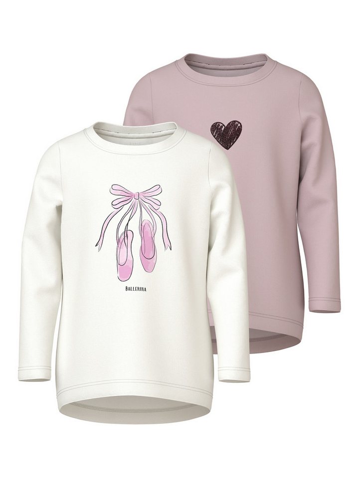 Name It Langarmshirt NMFVIX 2P LS TOP (Packung, 2-tlg., 2er-Pack) von Name It