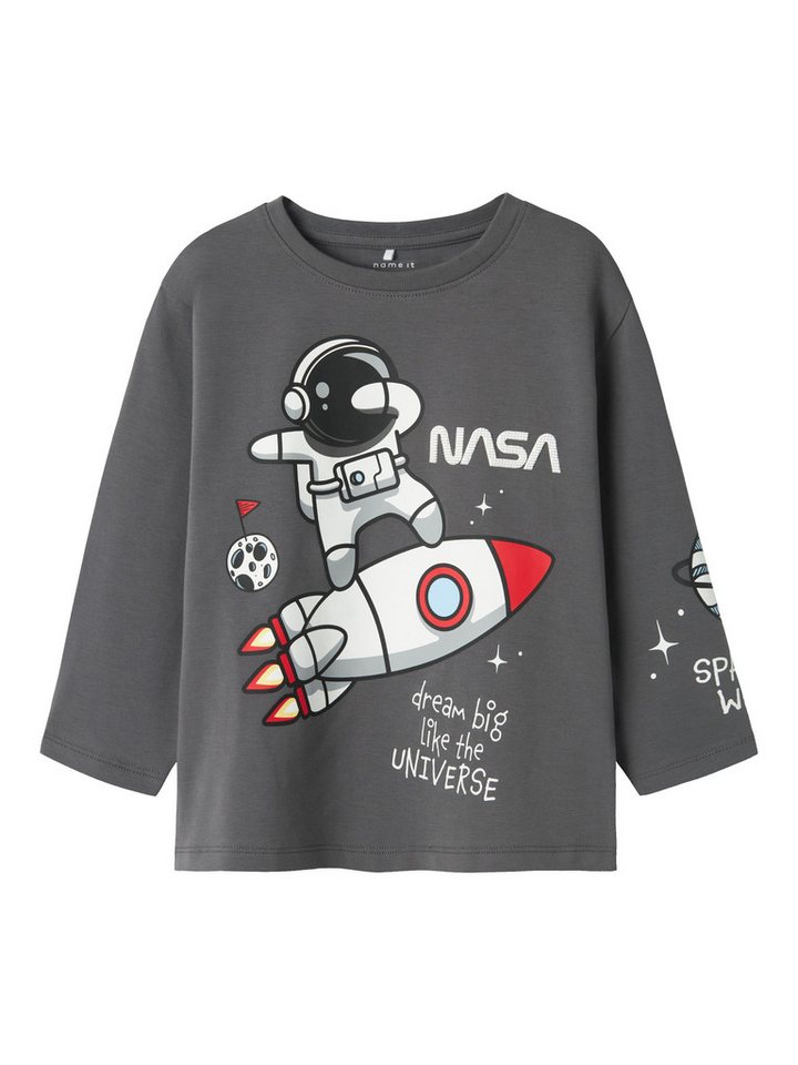Name It Langarmshirt NMMDALUM NASA LS NREG TOP NAS von Name It