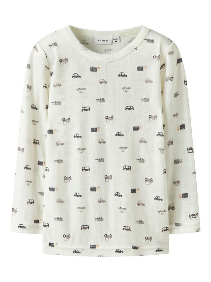 Name It Langarmshirt NMMWANG Wolle NEEDLE LS TOP von Name It
