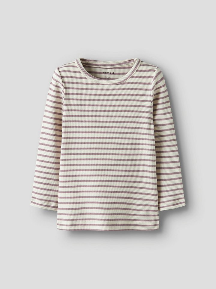 Name It Langarmshirt NMNBANI LS XSL TOP NOOS Ringel-Look in toller Rippen-Qualität von Name It
