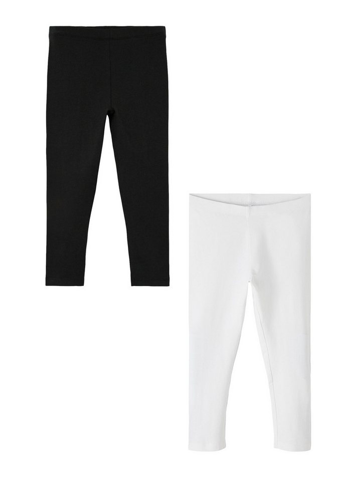Name It Leggings Leggings 2er-Set wadenlang elastisch bequem (2-tlg) NKFVIVIAN CAPRI LEGGING FF NOOS von Name It