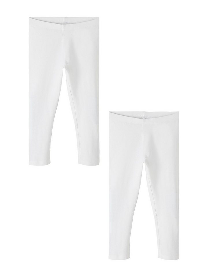 Name It Leggings 2er-Set wadenlang elastisch bequem (2-tlg) NKFVIVIAN CAPRI LEGGING FF NOOS von Name It