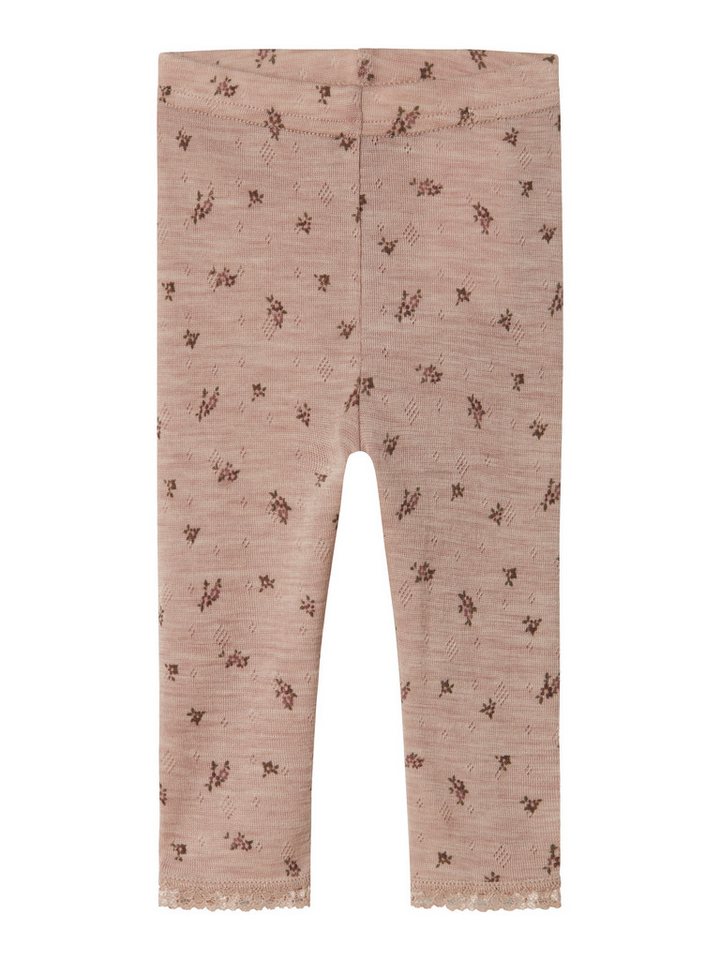 Name It Leggings NBFWANG WOOL NEEDLE LEGGING NOOS aus reiner Merinowolle von Name It