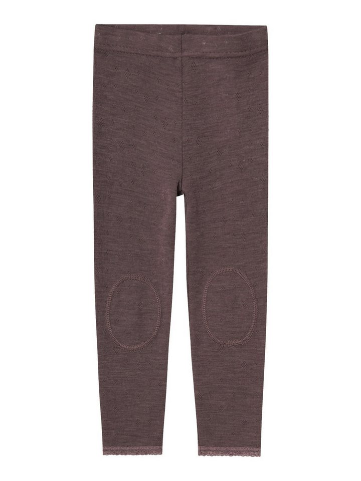 Name It Leggings NMFWANG WOOL NEDDLE LEGGING SOLID NOOS aus reiner Merinowolle von Name It