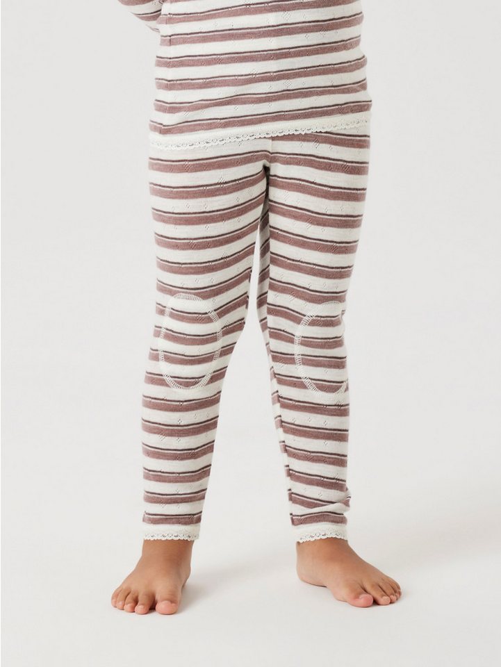Name It Leggings NMFWANG WOOL NEEDLE LEGGING NOOS aus reiner Merinowolle von Name It