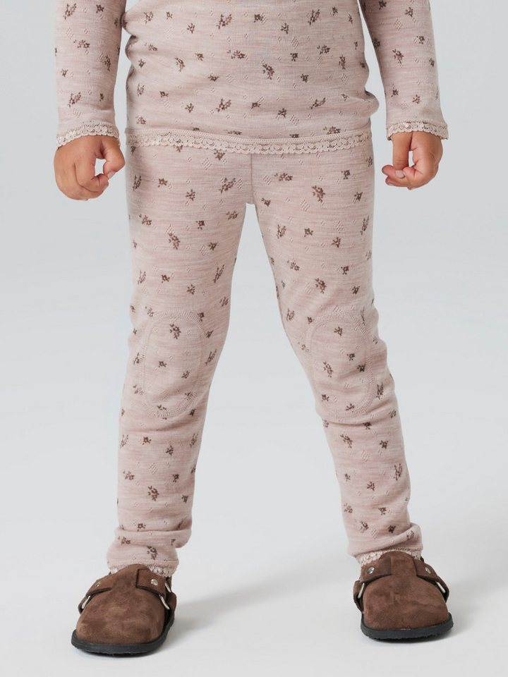 Name It Leggings NMFWANG WOOL NEEDLE LEGGING NOOS aus reiner Merinowolle von Name It