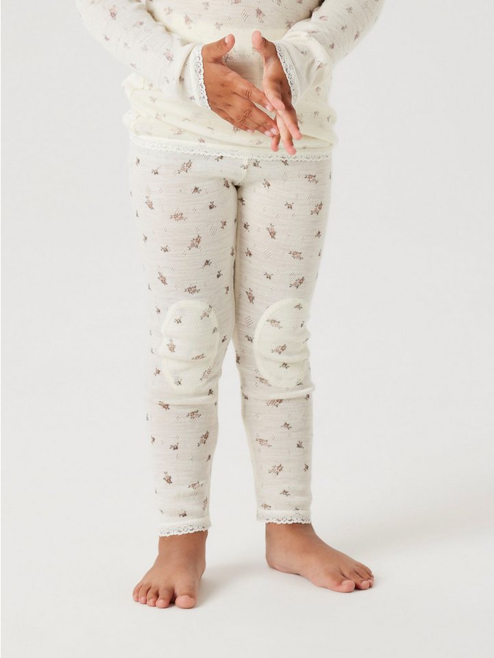 Name It Leggings NMFWANG WOOL NEEDLE LEGGING NOOS aus reiner Merinowolle von Name It