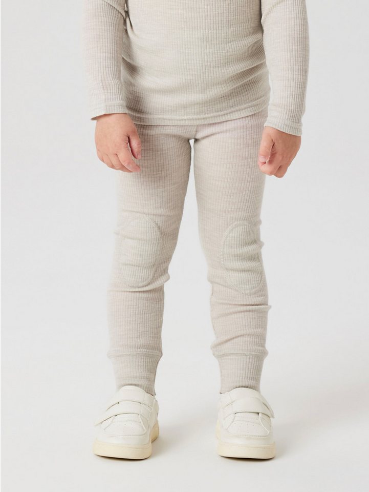 Name It Leggings NMNWAX WOOL RIB LEGGING NOOS aus reiner Merinowolle von Name It