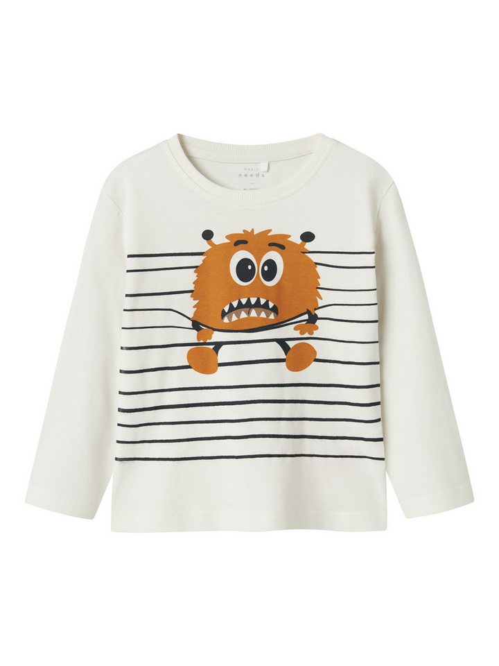 Name It Longsleeve Jungen mit Monster Print (1-tlg) in Unifarbe von Name It