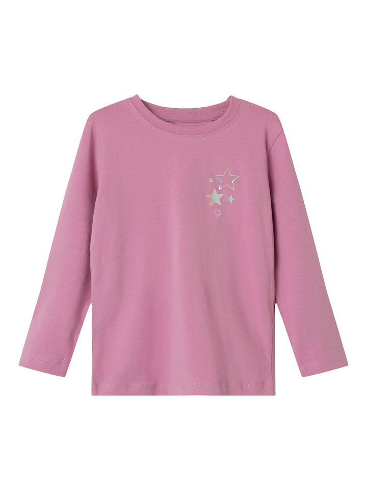 Name It Langarmshirt Mädchen mit Print (1-tlg) mit Rundhalsausschnitt von Name It