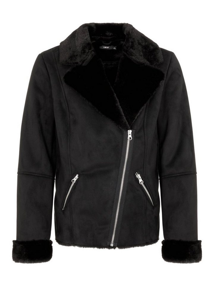 Name It Plüschjacke Name It Mädchen Fliegerjacke in schwarz von Name It
