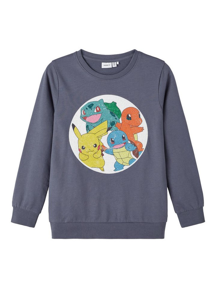 Name It Rundhalspullover Name It Jungen Langarm-Shirt mit „Pokémon“ Print Name It Rundhalspullover Name It Jungen Langarm-Shirt mit „Pokémon“ Print von Name It