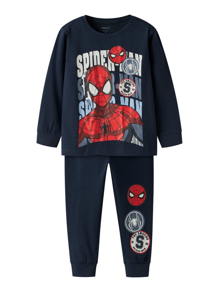 Name It Schlafanzug NMMOCTI SPIDER LS NIGHTSET MAR von Name It