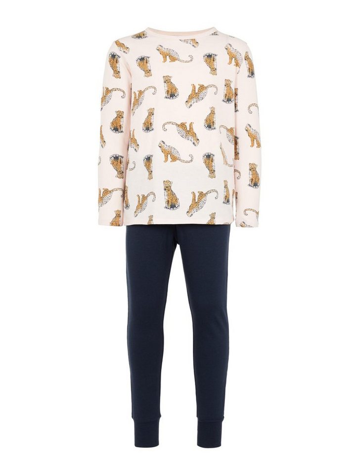 Name It Schlafanzug Name It Mädchen Pyjama 2-teilig mit Allover-Print (1 tlg) von Name It