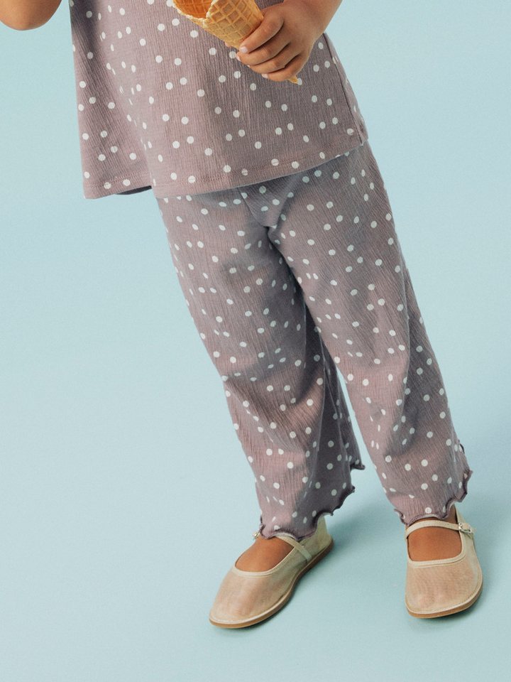 Name It Schlupfhose NMFJUDY WIDE PANT mit süßer Wellenkante am Bein von Name It