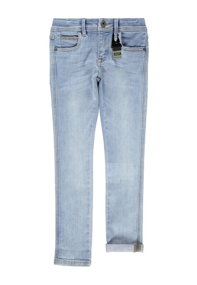 Name It Skinny-fit-Jeans Jungen 5-Pocket-Style Light Blue Denim-164 in Unifarbe von Name It