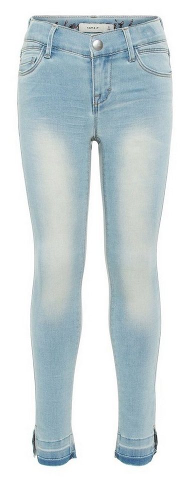 Name It Skinny-fit-Jeans Name It Mädchen Cropped Jeanshose in Skinny Fit von Name It