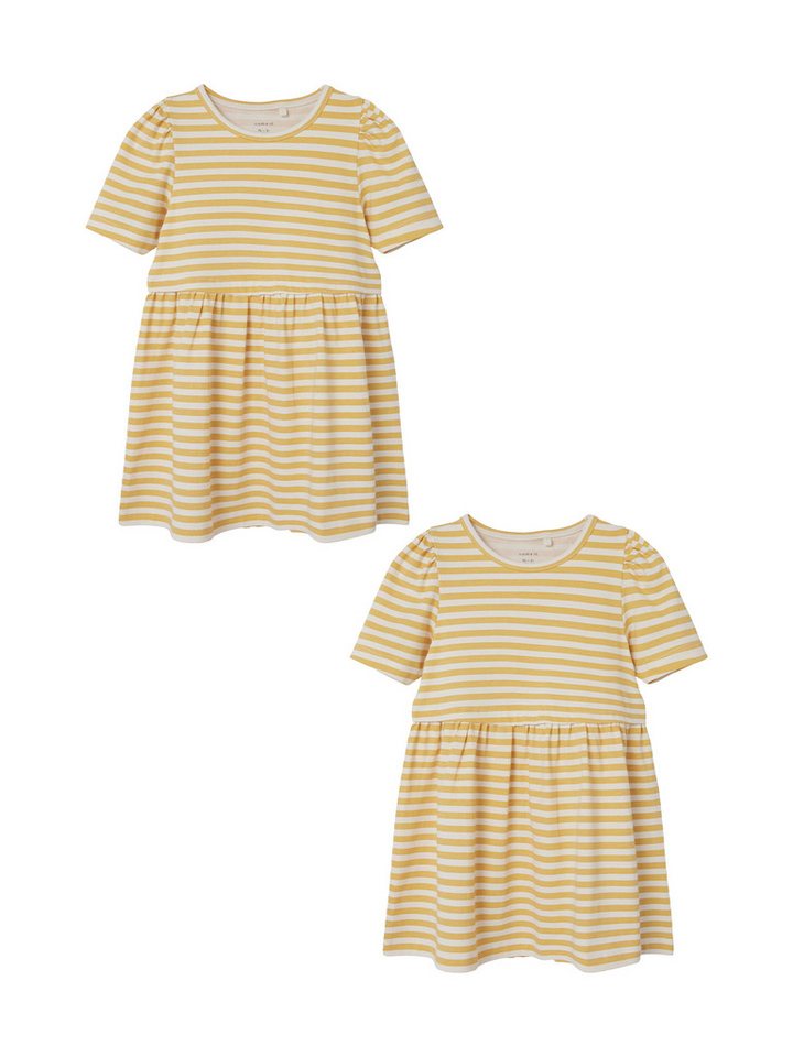 Name It Spitzenkleid 2er-Set Midi Dress Kurzam Rundhals (kurz, 2-tlg) NMFJINNIA SS DRESS PB von Name It