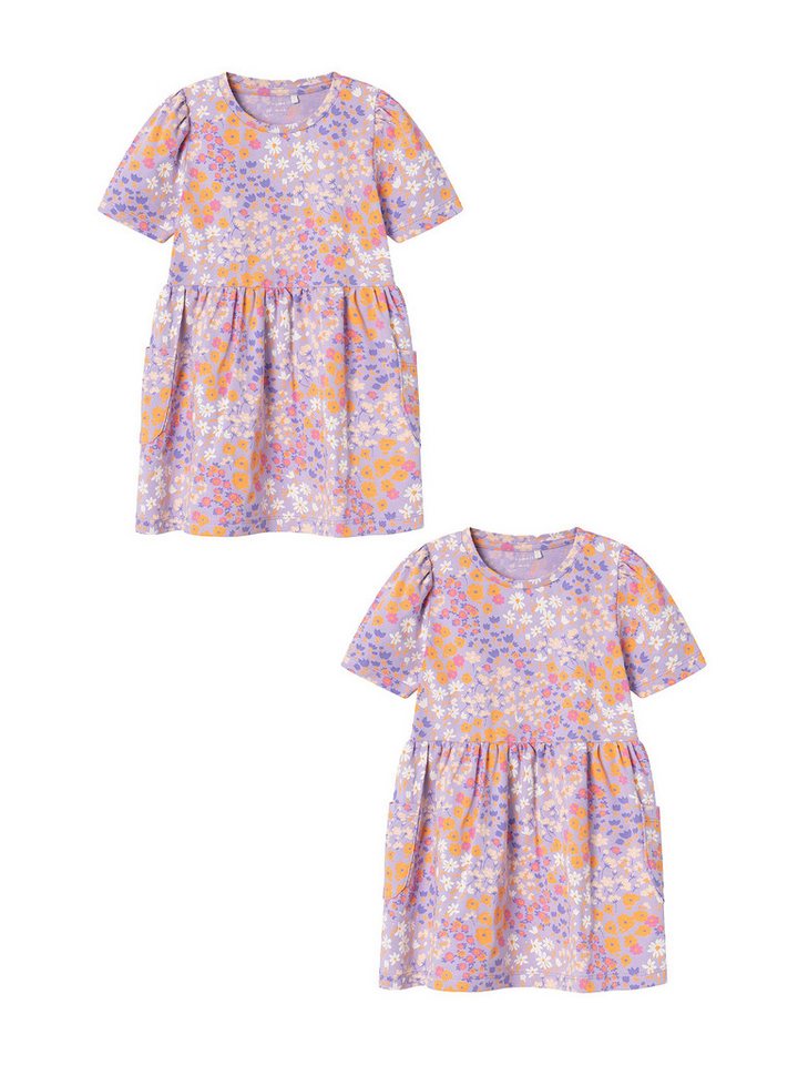 Name It Spitzenkleid 2er-Set Midi Sommer Dress (kurz, 2-tlg) NMFFIDA SS DRESS PB von Name It