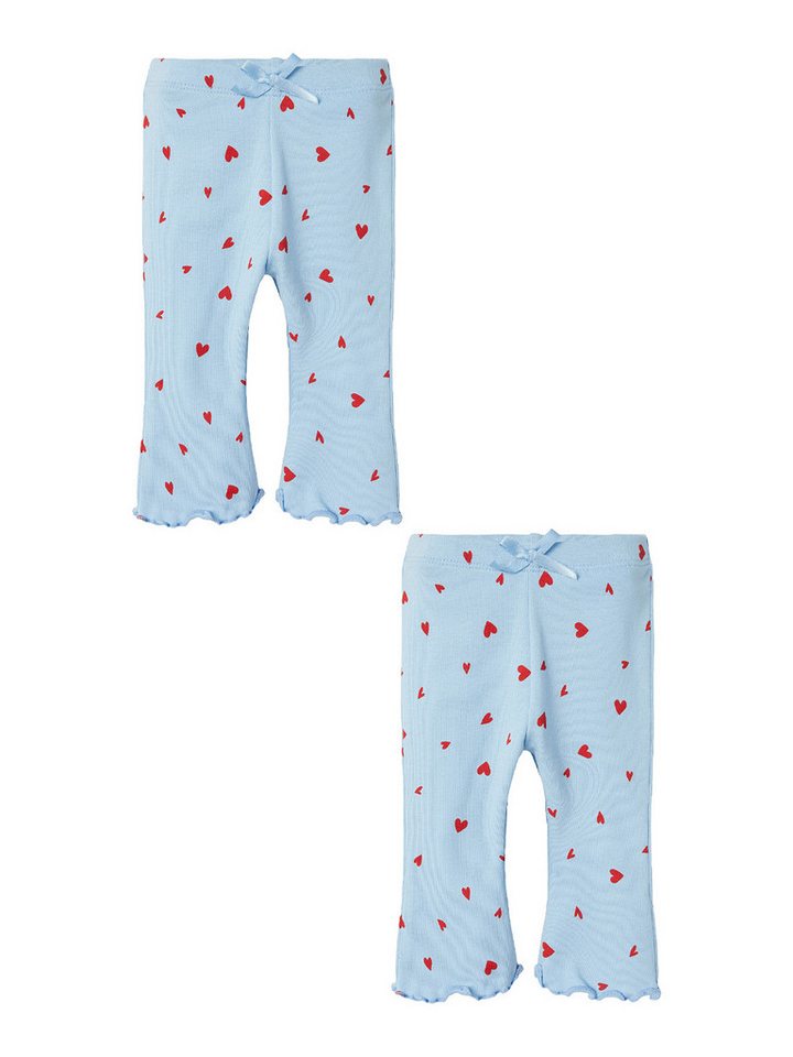 Name It Stoffhose 2er-Set modische Schlaghose Flared Fit (2-tlg) NBFTULLY XSL FLARE PANT von Name It