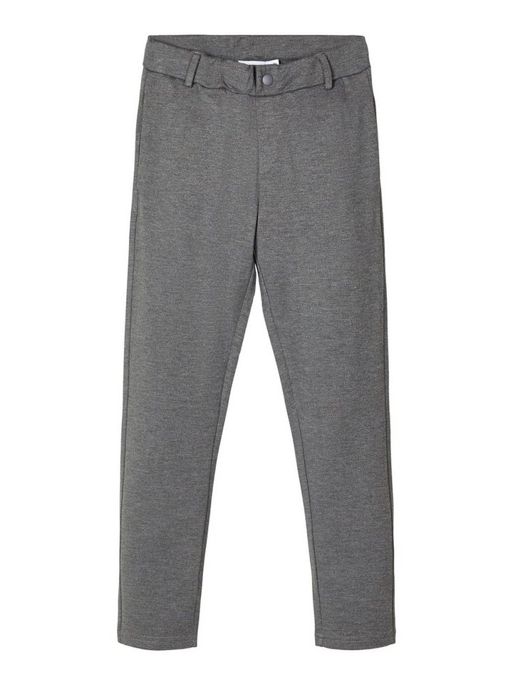 Name It Stoffhose Jungs Hose mit Gürtelschlaufen Dark Grey Melange-152 in Unifarbe Name It Stoffhose Jungs Hose mit Gürtelschlaufen Dark Grey Melange-152 in Unifarbe von Name It